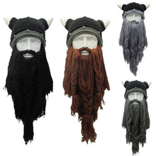 Load image into Gallery viewer, Knitted Viking Beard Horn