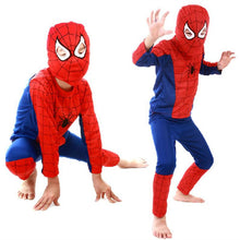 Load image into Gallery viewer, Red spiderman costume black spiderman batman superman halloween costumes