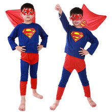 Load image into Gallery viewer, Red spiderman costume black spiderman batman superman halloween costumes