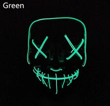 Load image into Gallery viewer, Halloween LED Glow Masks