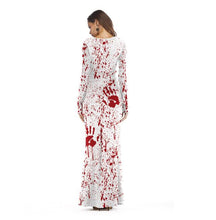 Load image into Gallery viewer, Halloween Costumes  Dress Up Ball Ghost Festival Long Sleeve Dress