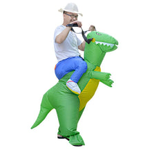 Load image into Gallery viewer, Cute Cartoon Dinosaur Rider Festival Halloween Dress Party Costume