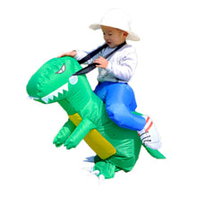 Load image into Gallery viewer, Cute Cartoon Dinosaur Rider Festival Halloween Dress Party Costume