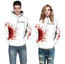 Load image into Gallery viewer, Halloween Blood  Hoodie