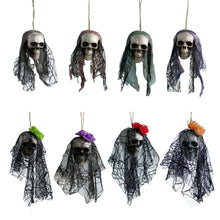 Load image into Gallery viewer, Halloween Scary Hanging Decor Pirates Corpse Skull