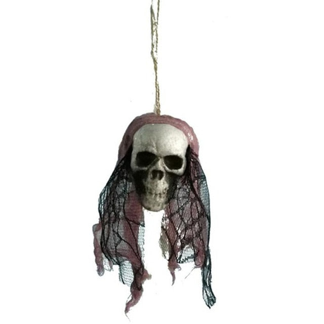 Halloween Scary Hanging Decor Pirates Corpse Skull