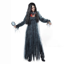 Load image into Gallery viewer, Scary Halloween Costumes  Zombie Nurse Nun Bloody Ghost Bride