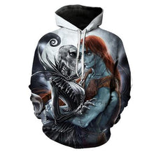 Load image into Gallery viewer, Halloween Print Jack Skull Sweatshirts