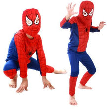 Load image into Gallery viewer, Red spiderman costume black spiderman batman superman halloween costumes