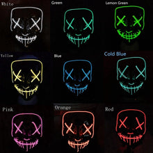 Load image into Gallery viewer, Halloween LED Glow Masks