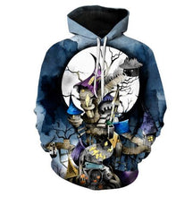 Load image into Gallery viewer, Halloween Print Jack Skull Sweatshirts