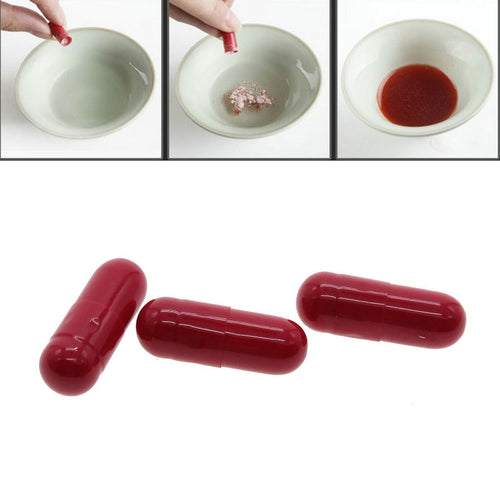 3Pcs halloween Realistic Fake Blood Pill