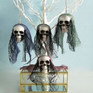 Halloween Scary Hanging Decor Pirates Corpse Skull