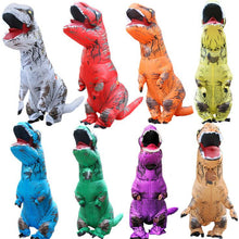 Load image into Gallery viewer, Adult Children Inflatable Suit Tyrannosaurus Rex Dinosaur