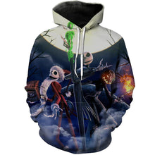 Load image into Gallery viewer, Halloween Print Jack Skull Sweatshirts